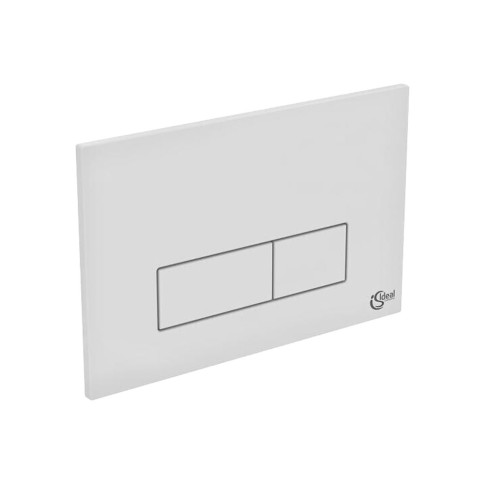 Placca per cassetta di scarico ad incasso prosys oleas m2 bianca smartflush ideal standard