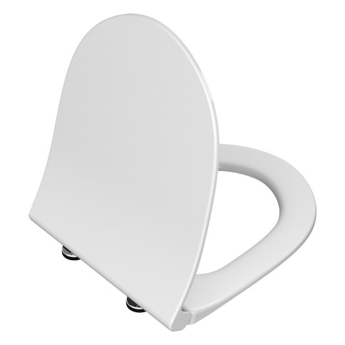 Sedile copriwater originale slim soft close per vaso wc bianco opaco sento vitra