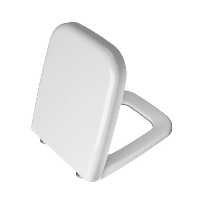 Sedile copriwater originale soft close per vaso wc bianco mia square vitra