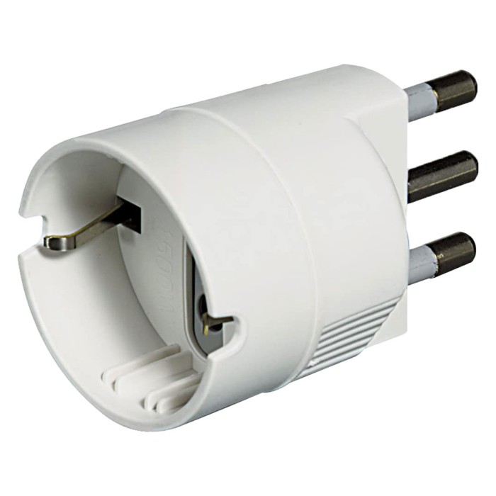 Adattatore sp 16a - pr p40 bianco