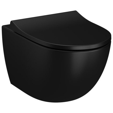 Vaso wc sospeso rimless sento nero opaco vitra