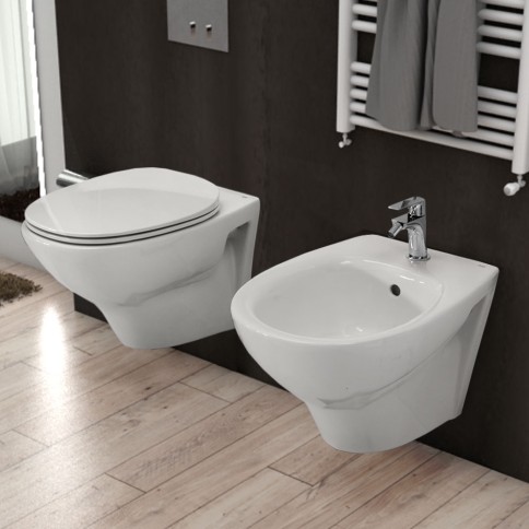 Vaso wc sospeso rimless morning rak ceramics