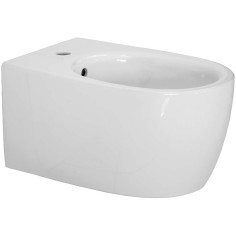 Bidet sospeso basic circle white ceramic