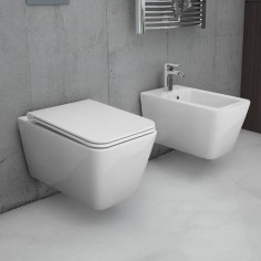 Bidet sospeso hide square alice ceramica