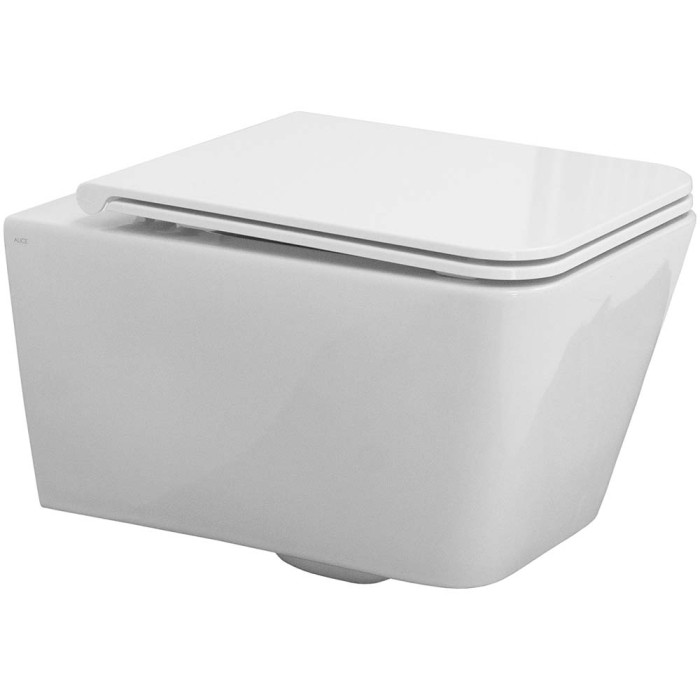 Vaso wc sospeso hide square alice ceramica