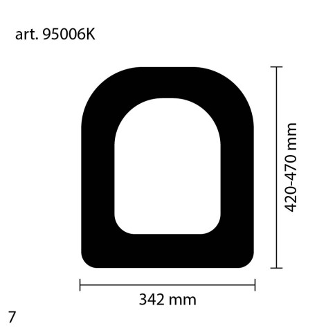 Sedile copriwater in legno bianco compatibile frine azzurra