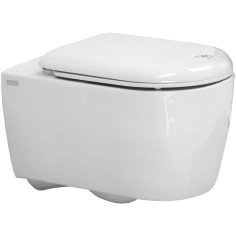 Sedile copriwater originale slim soft close per vaso wc bianco alfa idevit