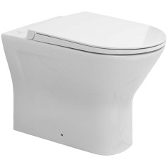 Sedile copriwater originale slim soft close per vaso wc bianco resort rak ceramics