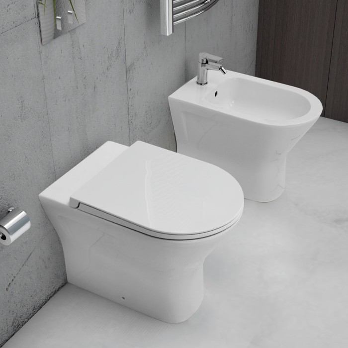 Sedile originale slim soft close per vaso wc resort rak ceramics