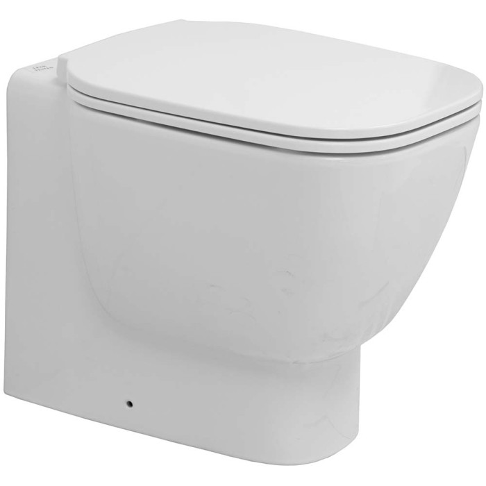 Sedile copriwater originale slim soft close per vaso wc bianco one rak ceramics