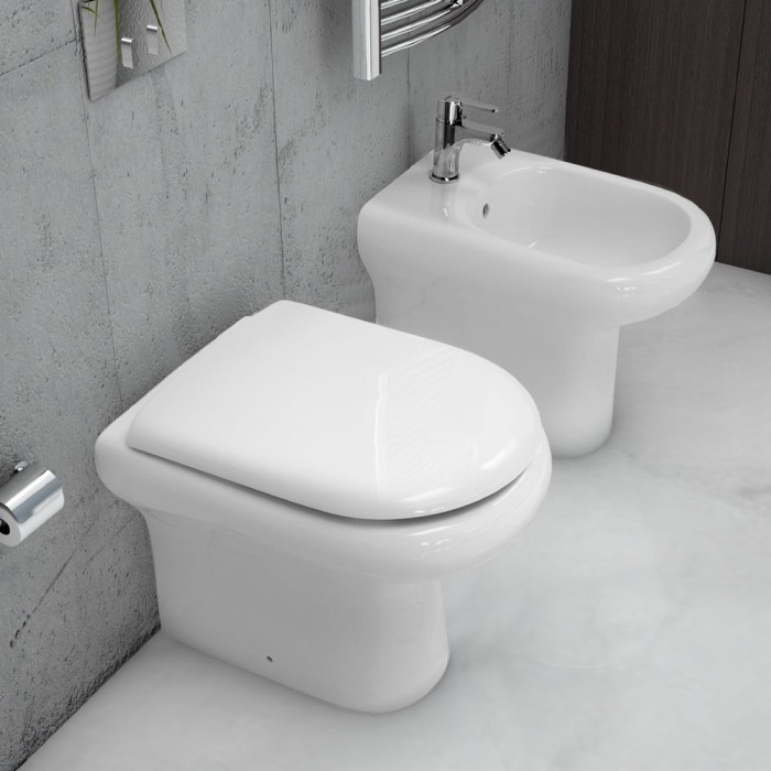 Sedile originale per vaso wc compact rak ceramics