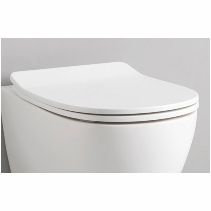 Sedile copriwater originale slim soft close per vaso wc bianco ten artceram