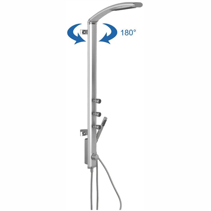 Colonna doccia senza miscelatore fitness shower metaform