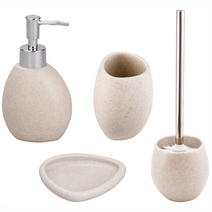 Set accessori bagno 4 pezzi oceano