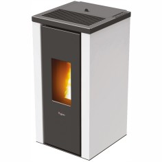 Stufa a pellet 7 kw vera pegaso rossa