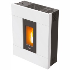 Stufa a pellet ad aria 7.0 kw tabla bianca pegaso