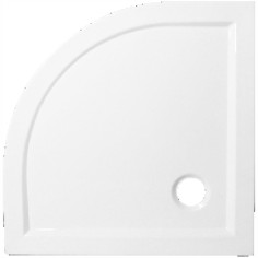 Piatto doccia ribassato h. 5 cm 80x80 bianco