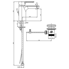 Miscelatore lavabo p3 paini