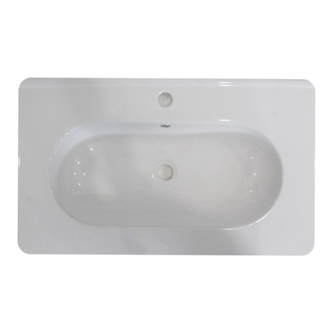 Lavabo top in ceramica mod. venere per mobile bagno lavabo top 91